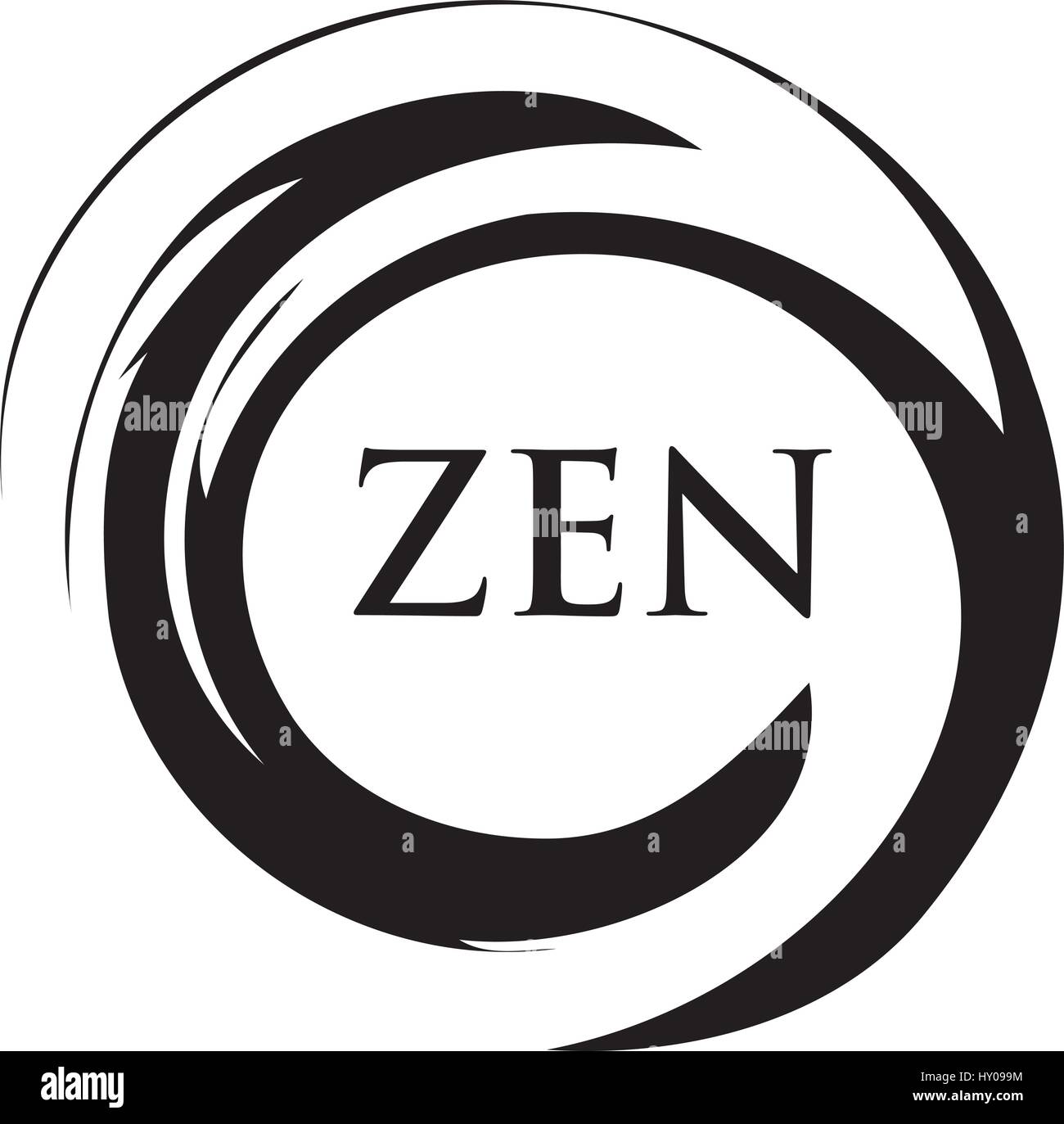 Spa Zen Symbol design, vector illustration Stock Vector