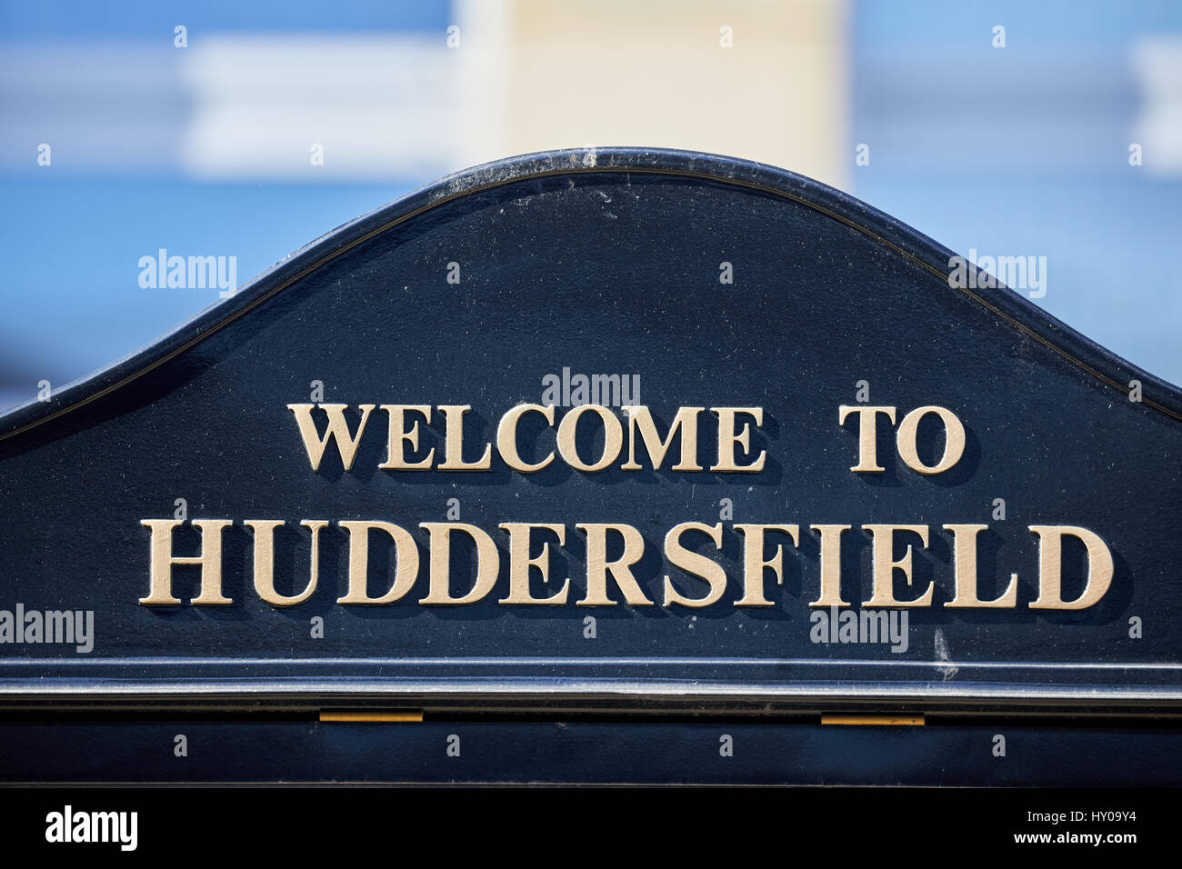 to sign Huddersfield town centre a large market town