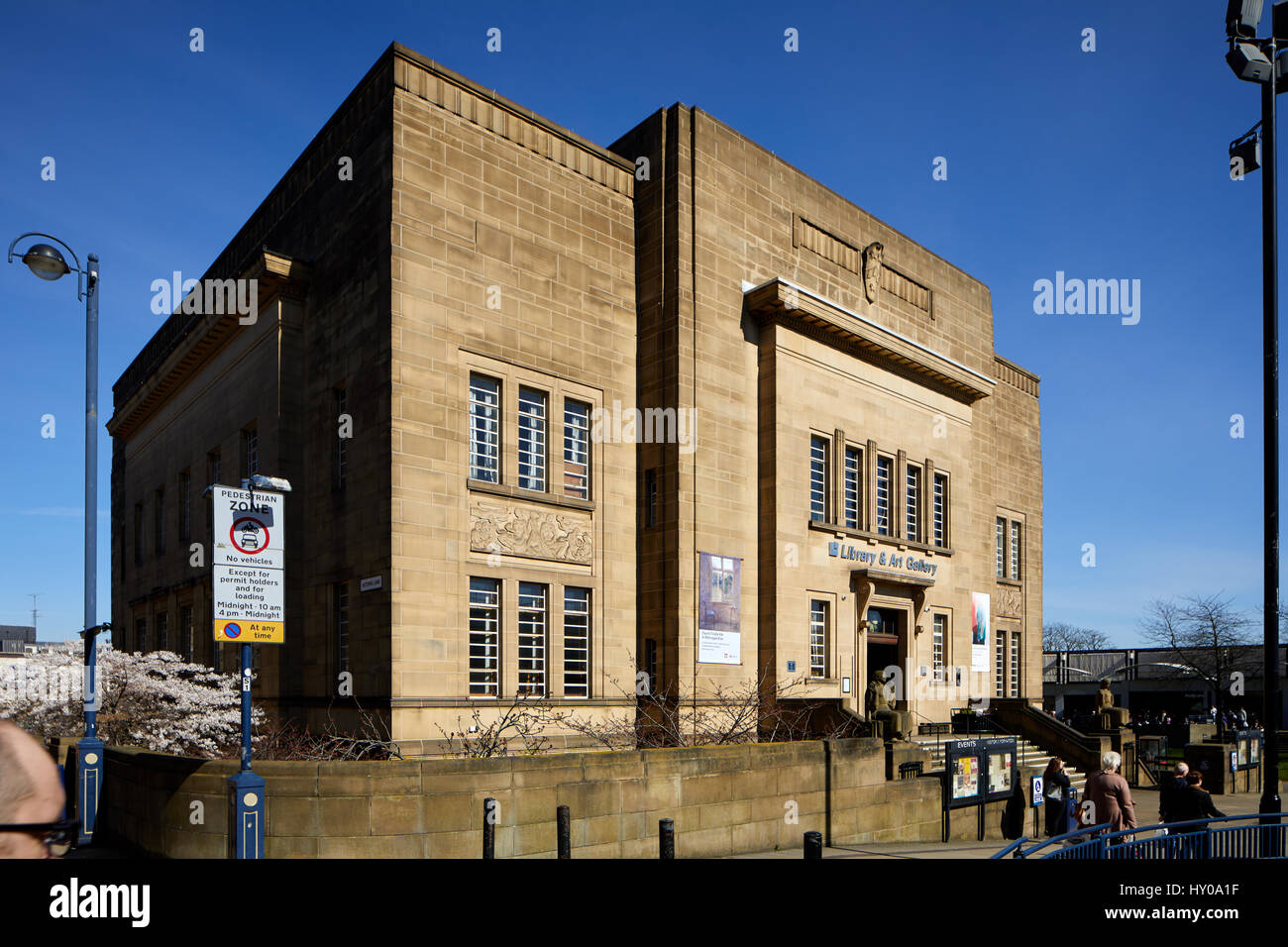 Library and Art Gallery, Huddersfield town centre a large market town