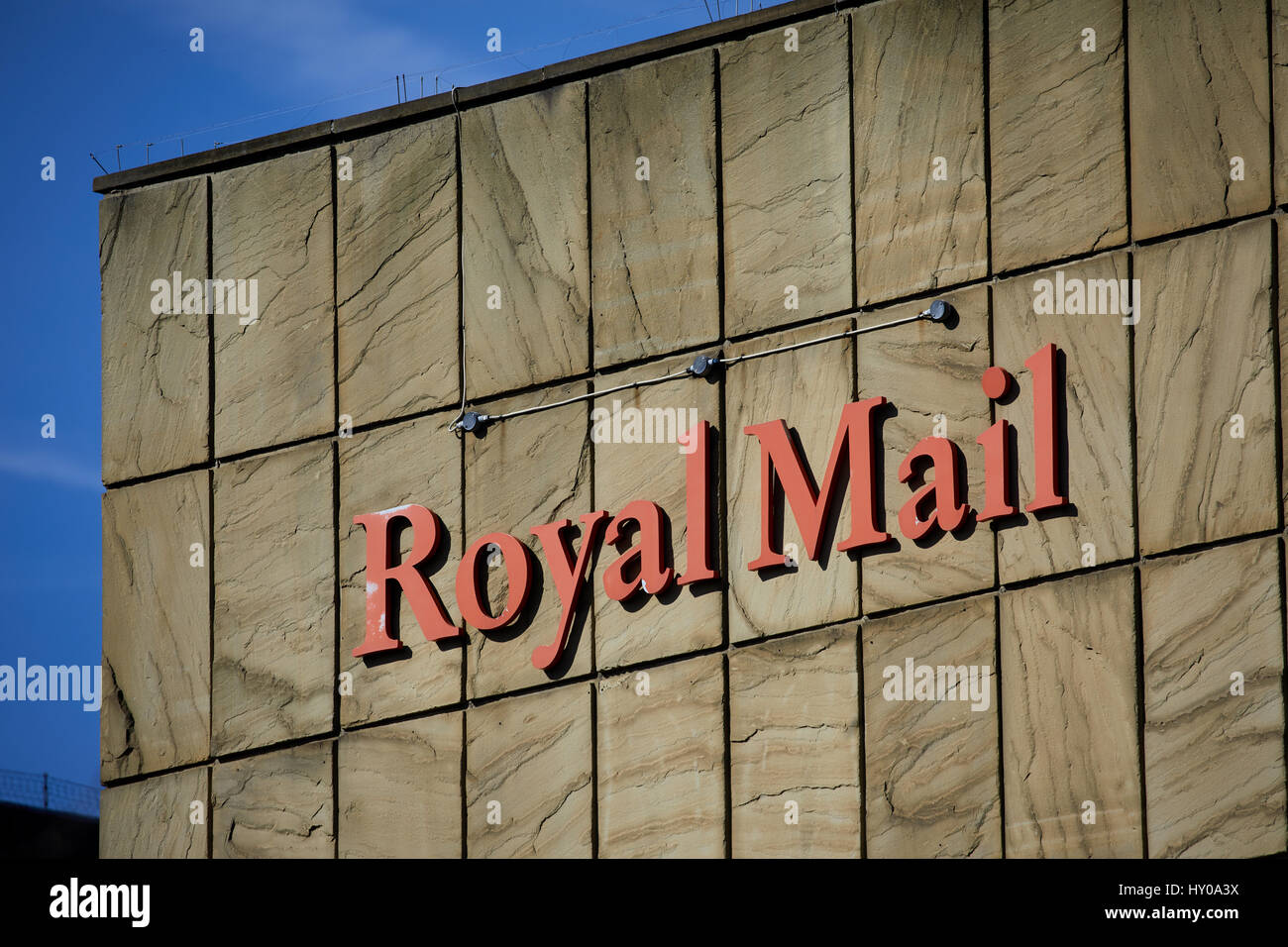 Royal Mail Delivery Office  Huddersfield town centre a large market town metropolitan borough Kirklees, West Yorkshire, England. UK. Stock Photo