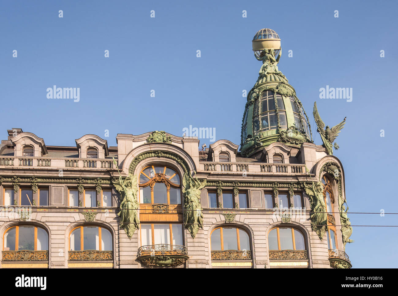 Singer House in St. Petersburg, Russia Stock Photo Alamy