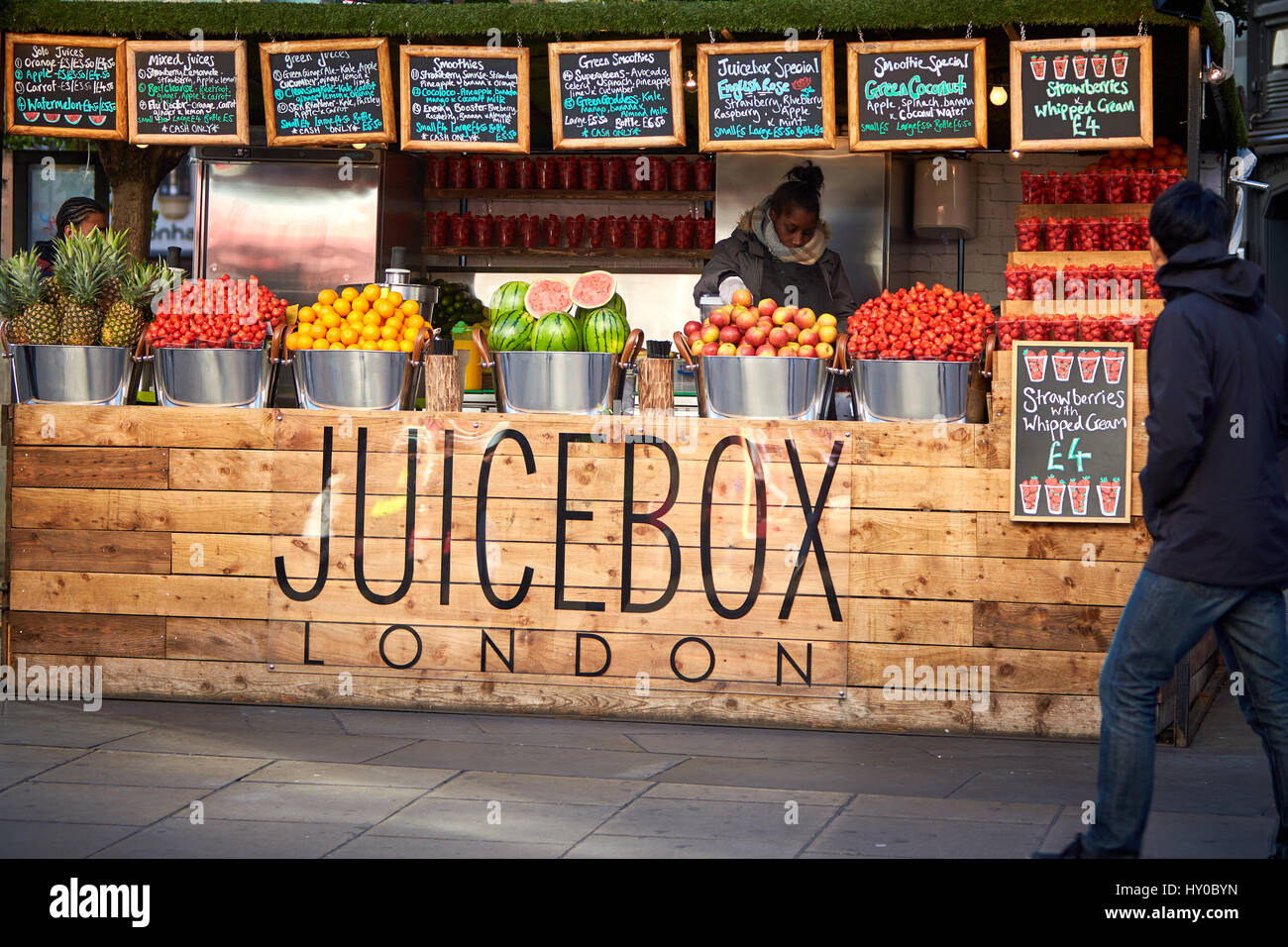 Juice bar london hires stock photography and images Alamy