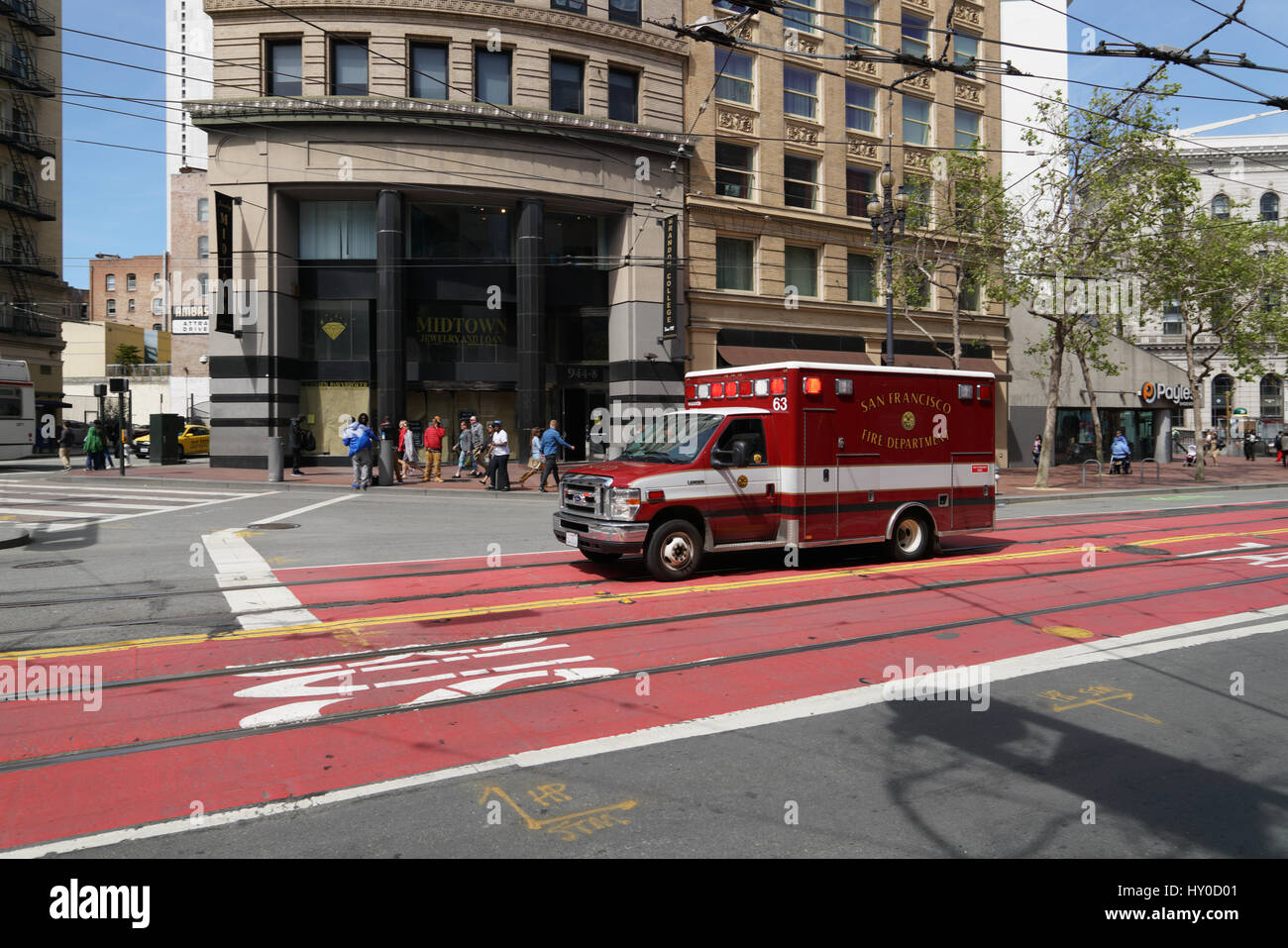 Ambulance, San Francisco Stock Photo Alamy