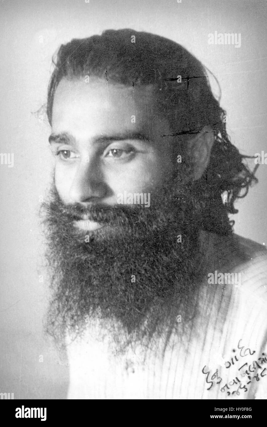 Kanu gandhi, grandnephew of mahatma gandhi, india, asia, 1947 Stock Photo