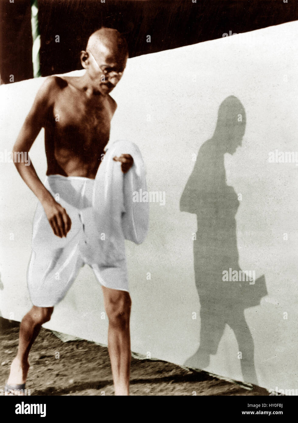 Mahatma gandhi, india, asia, 1928 Stock Photo