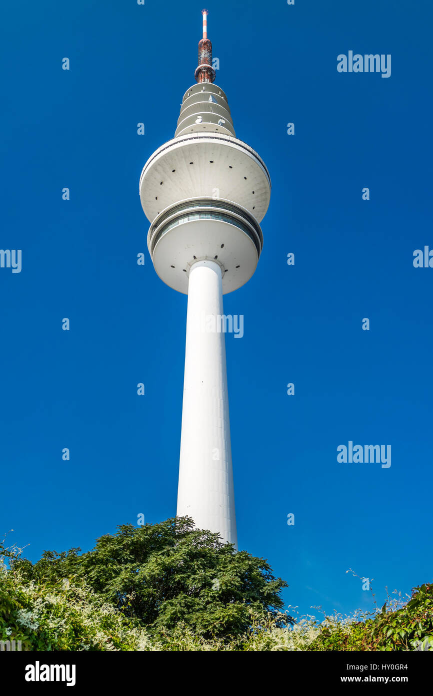 Heinrich-Hertz-Tower, radio/television tower, Hamburg Stock Photo