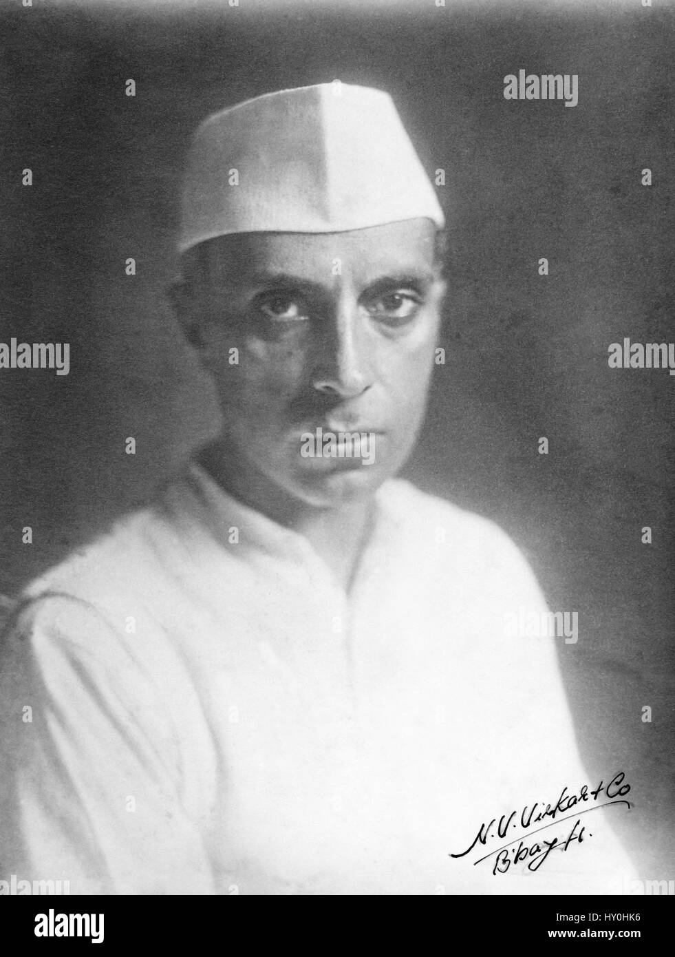 Indian first prime minister, jawaharlal nehru, india, asia, 1927 Stock Photo