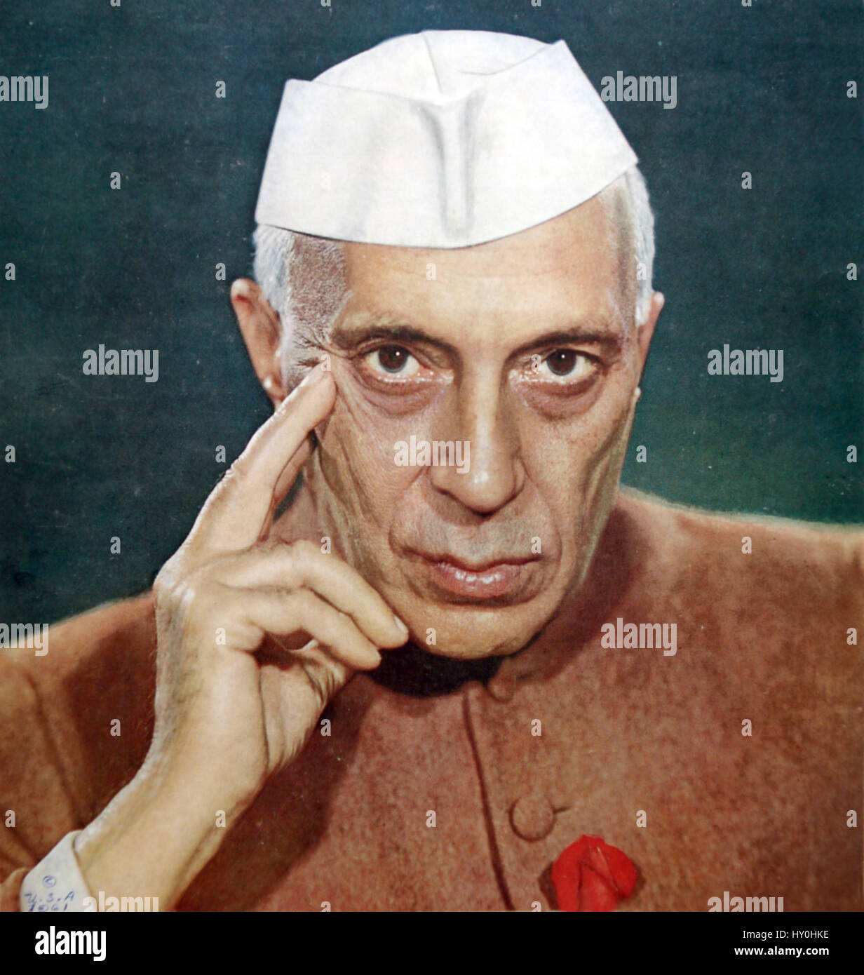 Jawaharlal Nehru, Indian first Prime Minister, India, Asia, 1939, old vintage 1900s picture Stock Photo