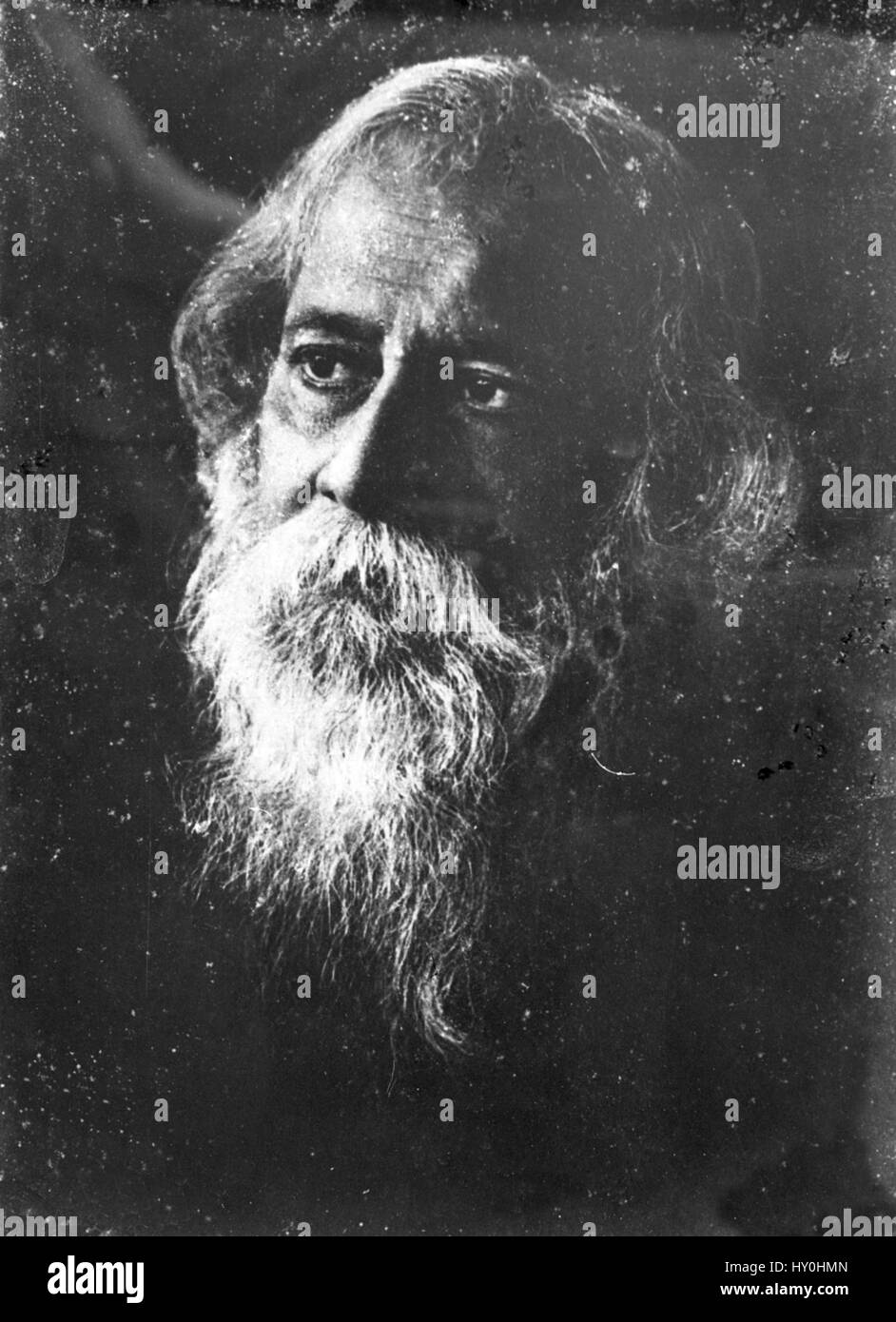 Indian poet, rabindranath tagore, india, asia, 1935 Stock Photo