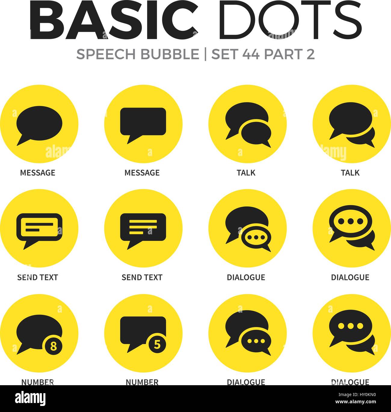 Bubble speech icon Stock Vector Images Alamy