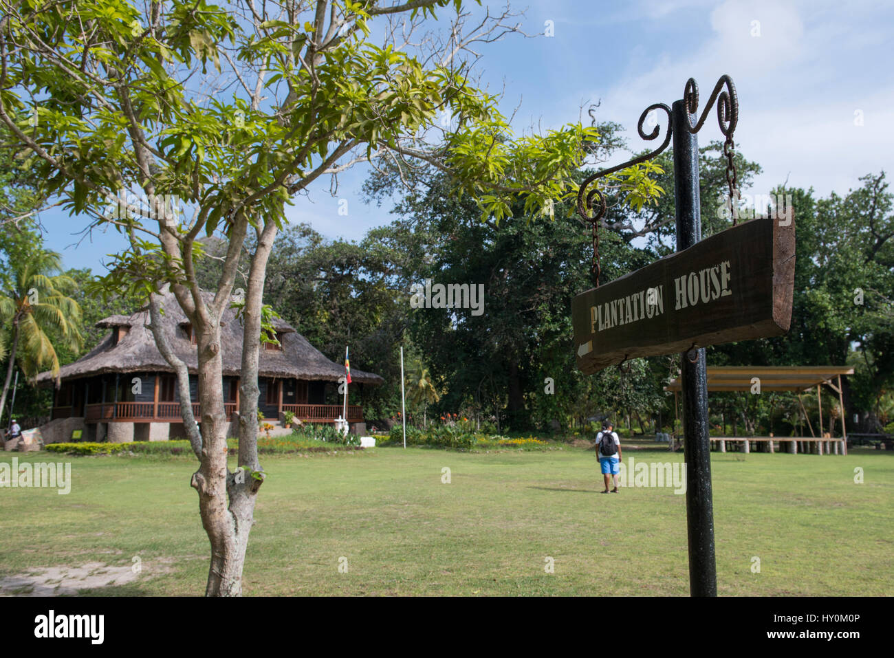 Seychelles, La Digue, L'Union Estate. Historic Plantation House