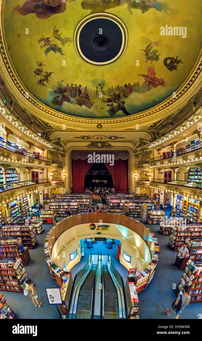 Ateneo Grand Splendid bookstore. Buenos Aires, Argentina Stock Photo