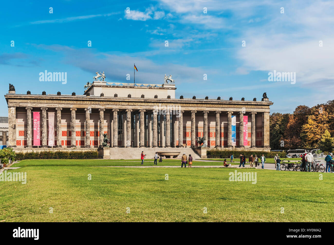 the old museum altes museum was built from 1825 to 1830 by karl friedrich schinkel in the style of classicism berlin germany europe stock photo alamy