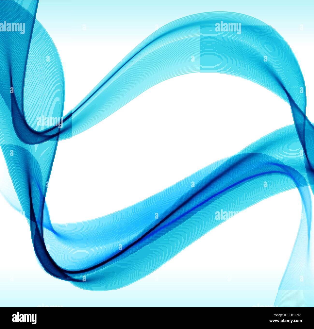 Abstract colorful blue vector waved background Stock Vector Image & Art ...
