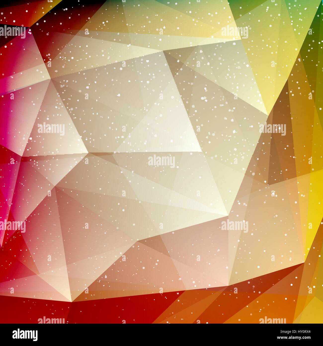 Abstract geometric polygonal shiny background Stock Vector Image & Art ...