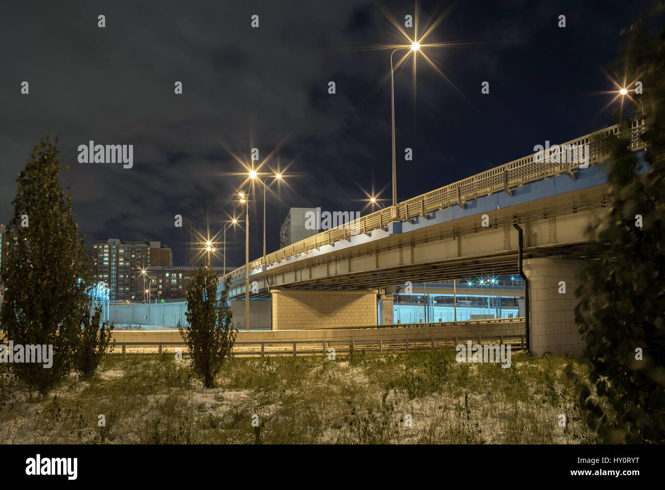 under the bridge Stock Photo - Alamy