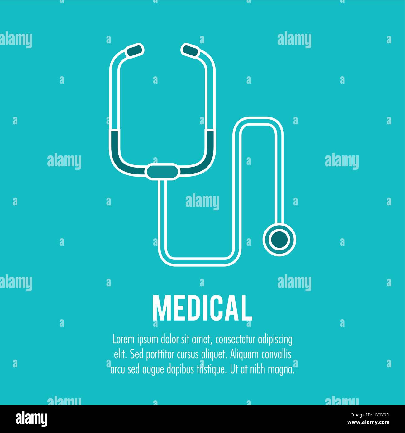 stethoscope medical health care Stock Vector Image & Art - Alamy