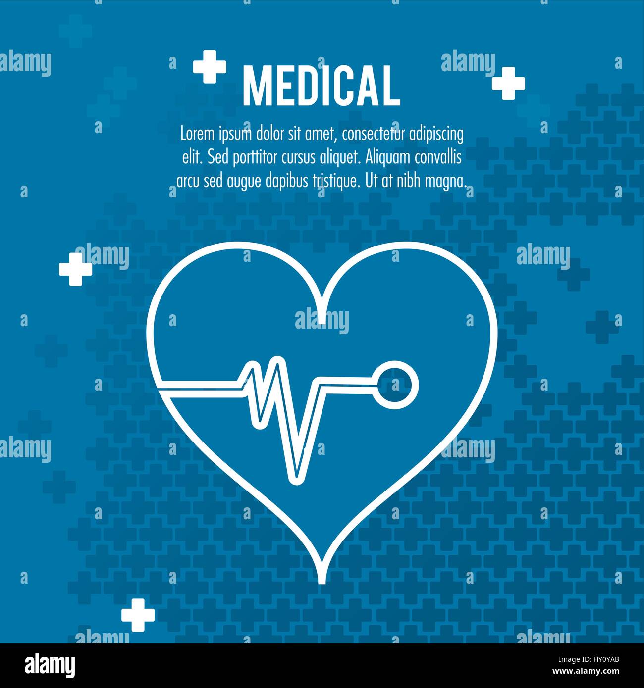 heartbeat medical health care Stock Vector Image & Art - Alamy