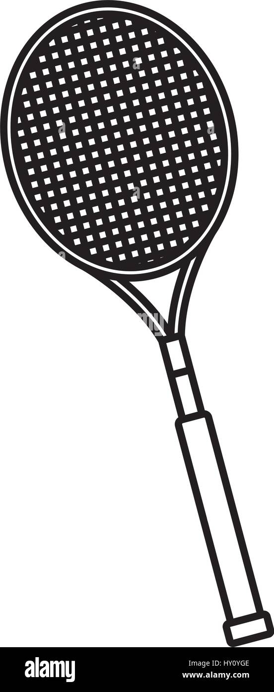 tennis racket isolated icon vector illustration design Stock Vector ...