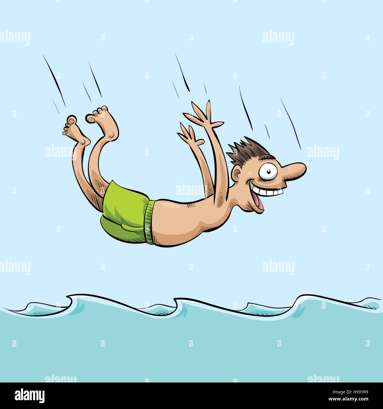 Belly flop hires stock photography and images Alamy