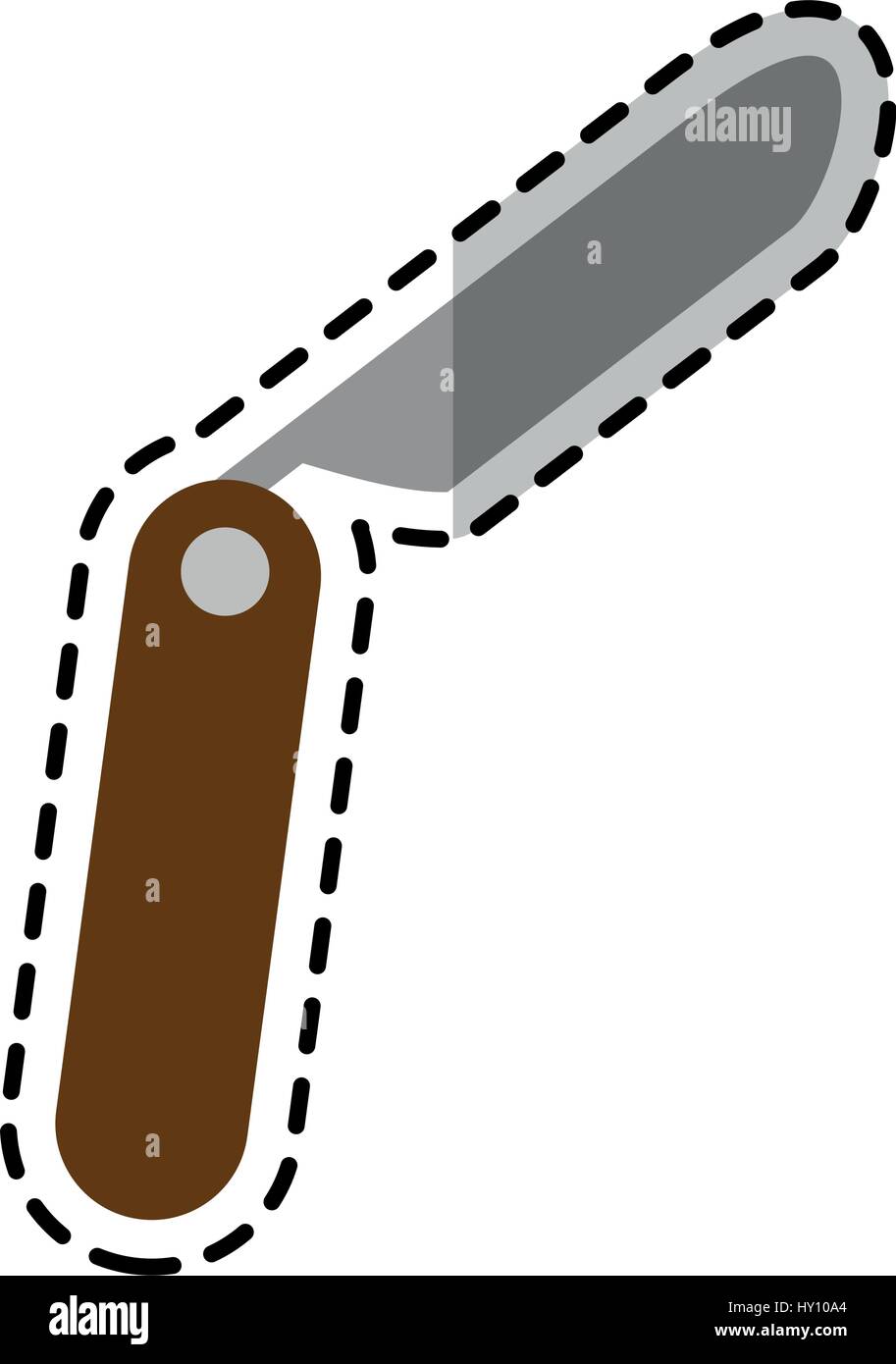 vintage razor blade icon image Stock Vector Image & Art - Alamy