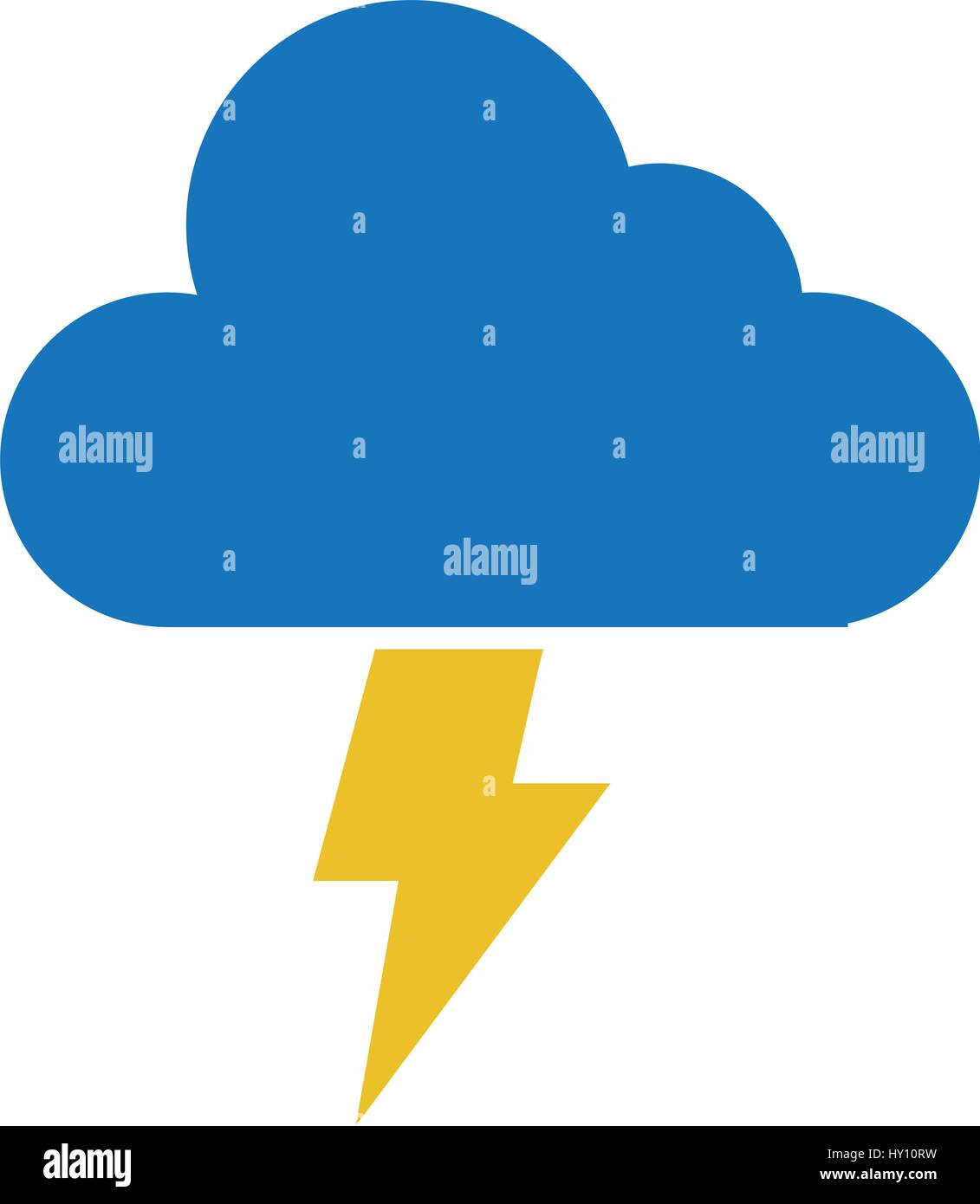 electric storm weather isolated icon Stock Vector Image & Art - Alamy