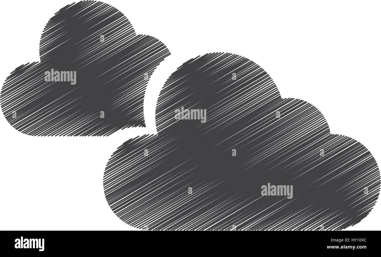 cloudy weather isolated icon Stock Vector Image & Art - Alamy