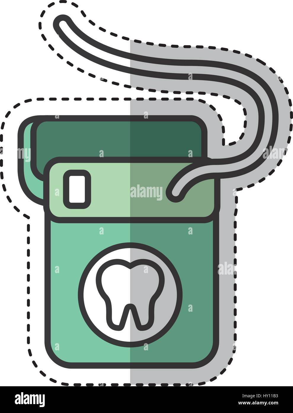 dental floss isolated icon Stock Vector Image & Art - Alamy