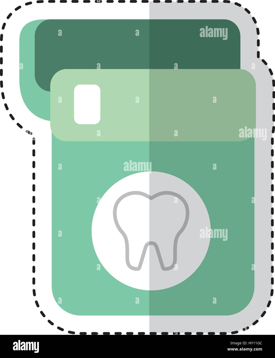 dental floss isolated icon Stock Vector Image & Art - Alamy