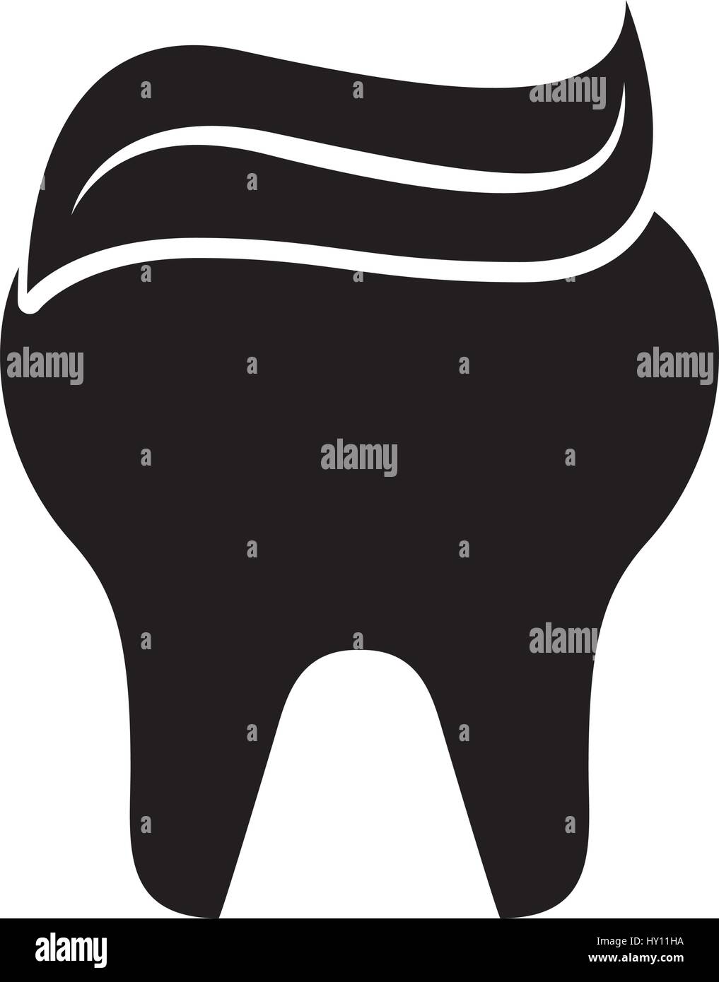 tooth clean isolated icon Stock Vector Image & Art - Alamy