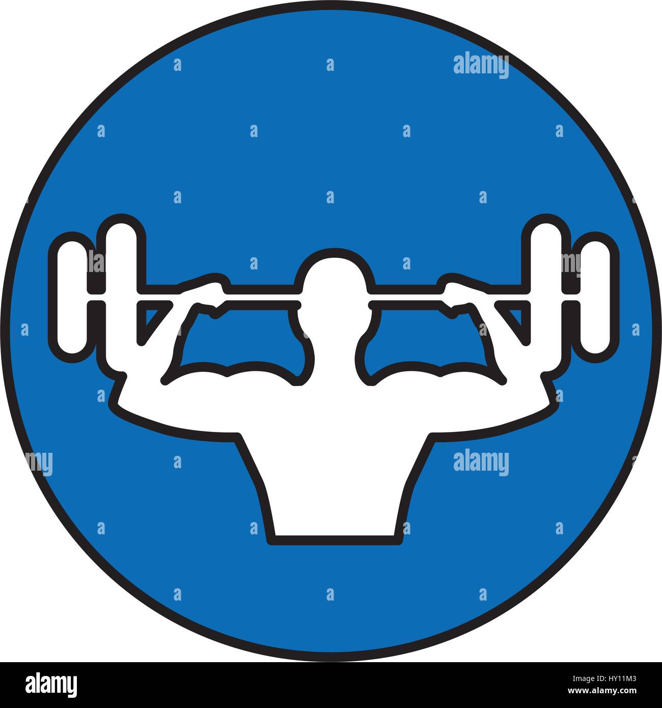 human figure weight lifting Stock Vector Image & Art Alamy