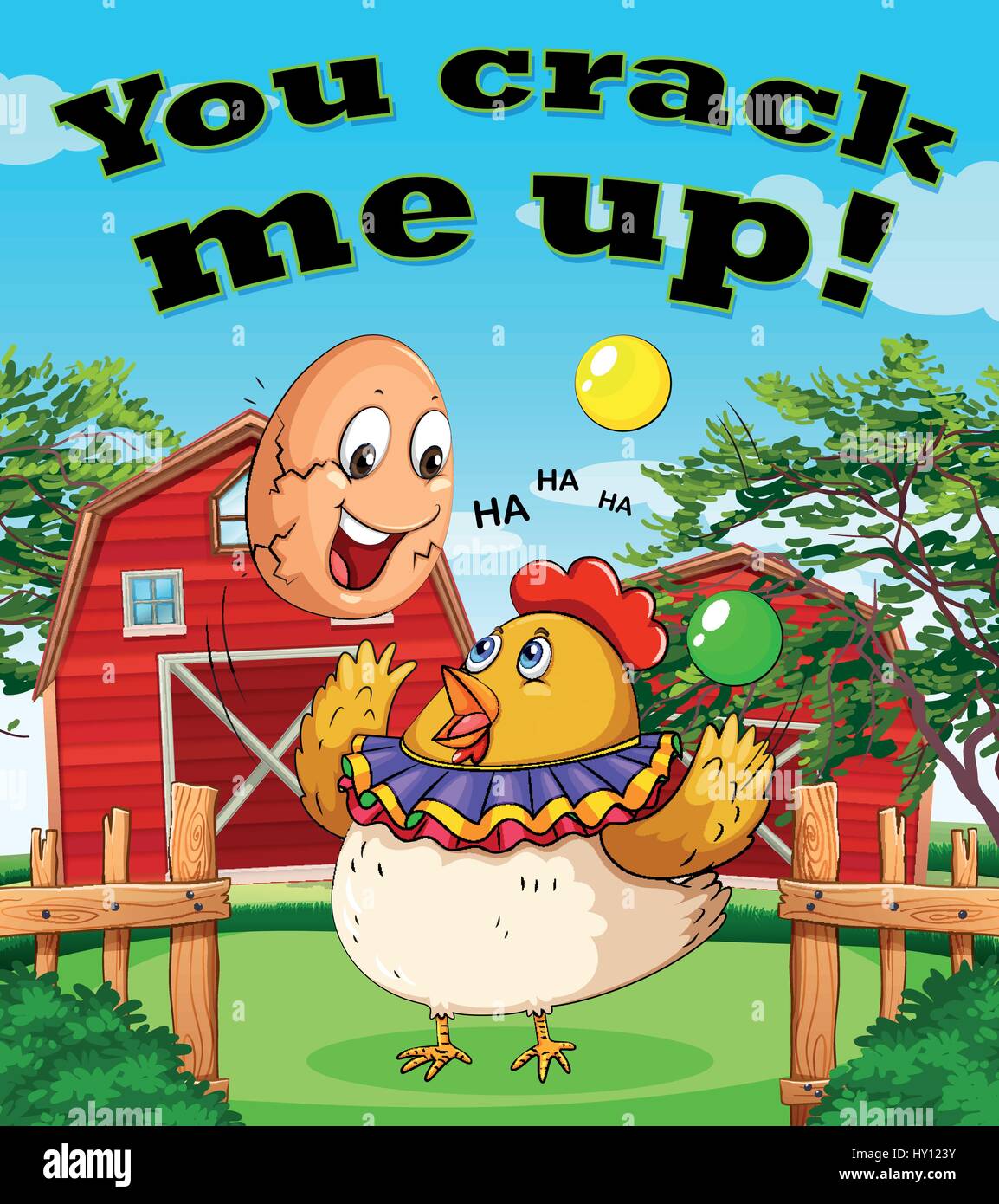 Idiom expression for you crack me up illustration Stock Vector Image & Art Alamy