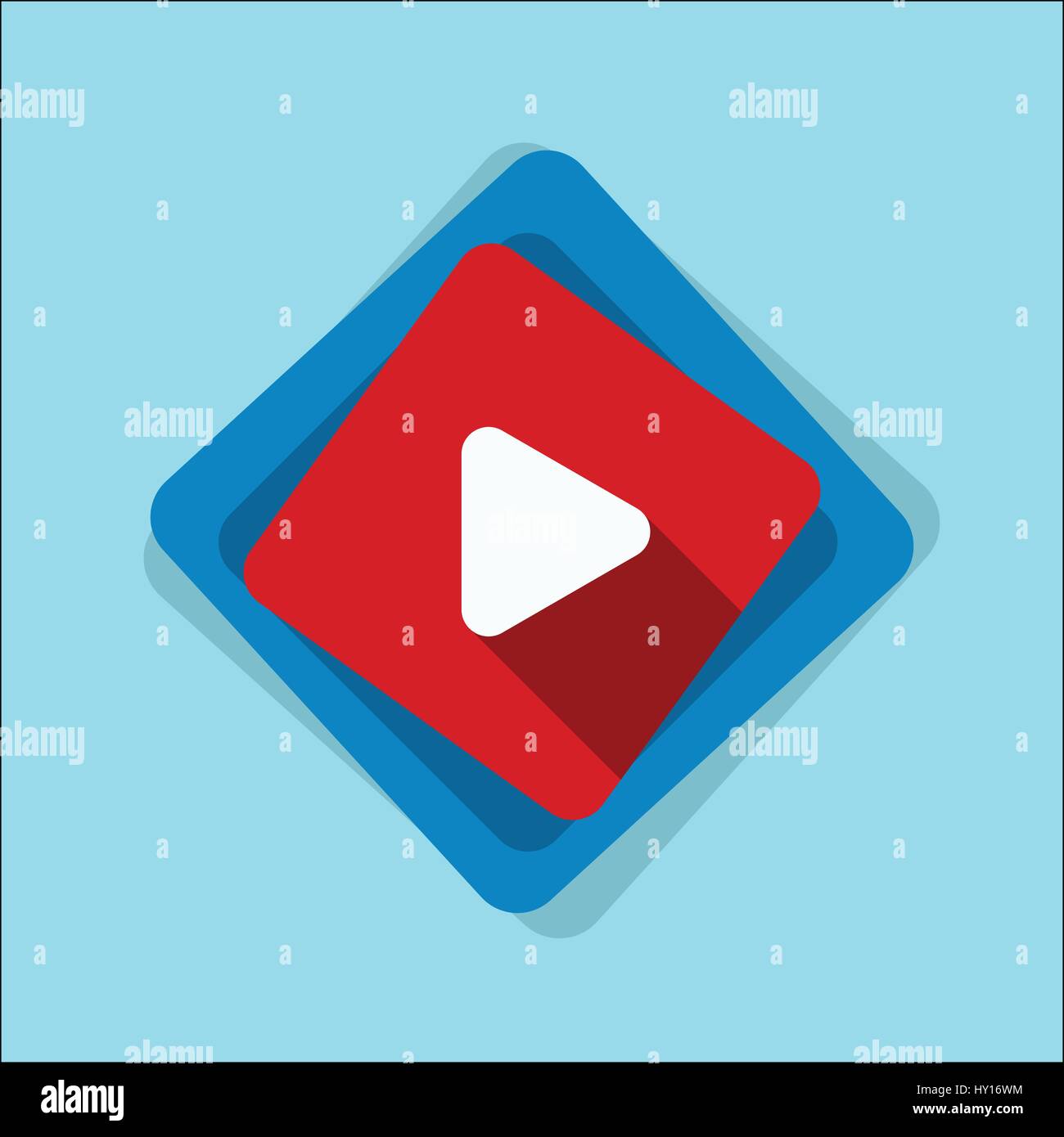 Play Button illustration Stock Vector Image & Art - Alamy