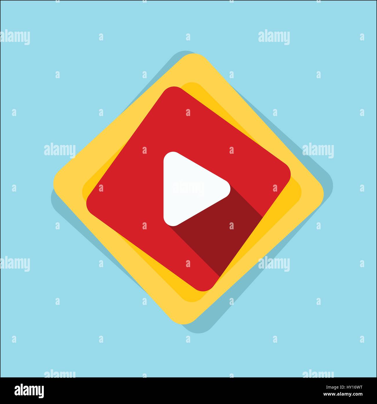 Play Button illustration Stock Vector Image & Art - Alamy