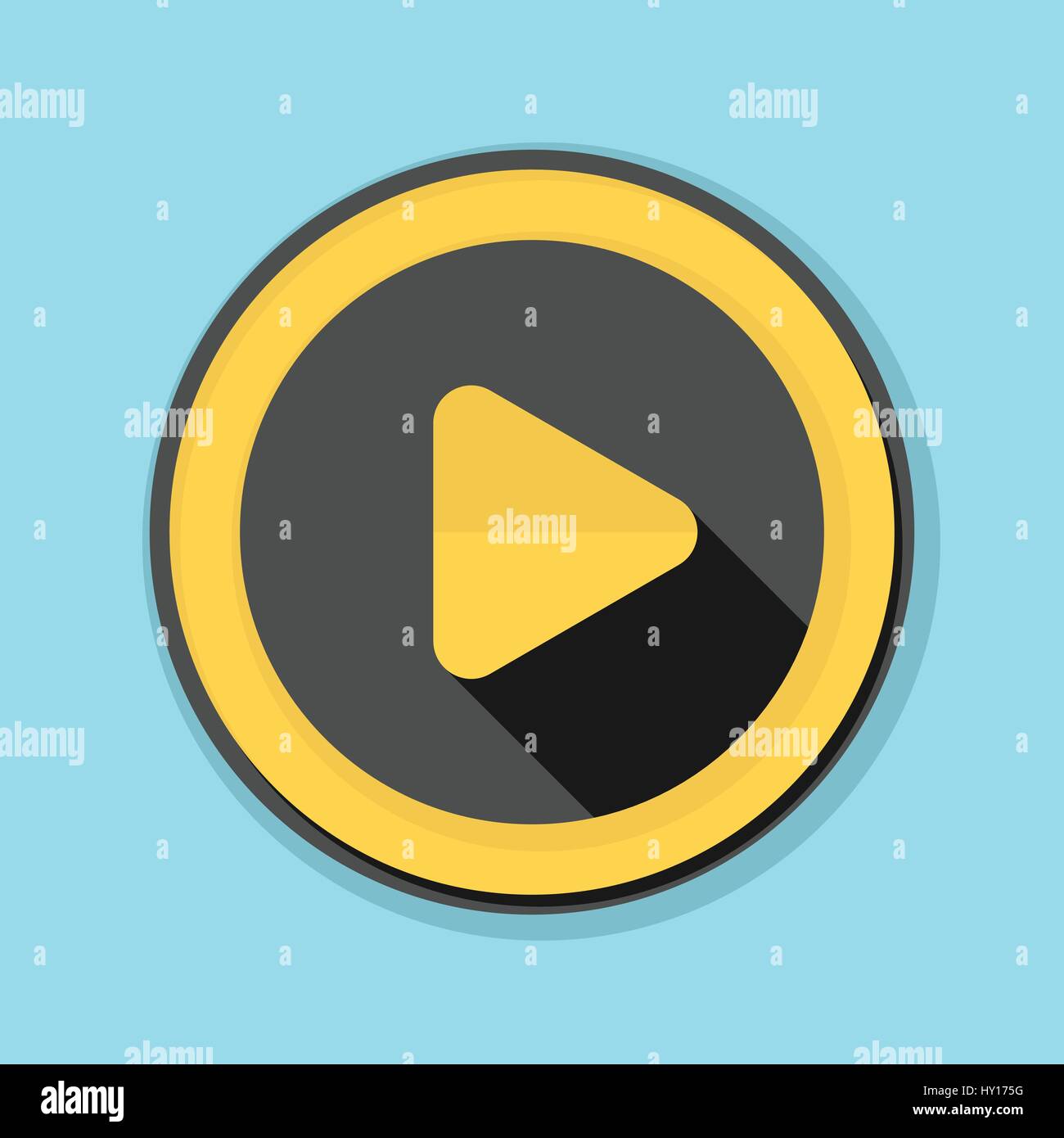Play Button illustration Stock Vector Image & Art - Alamy