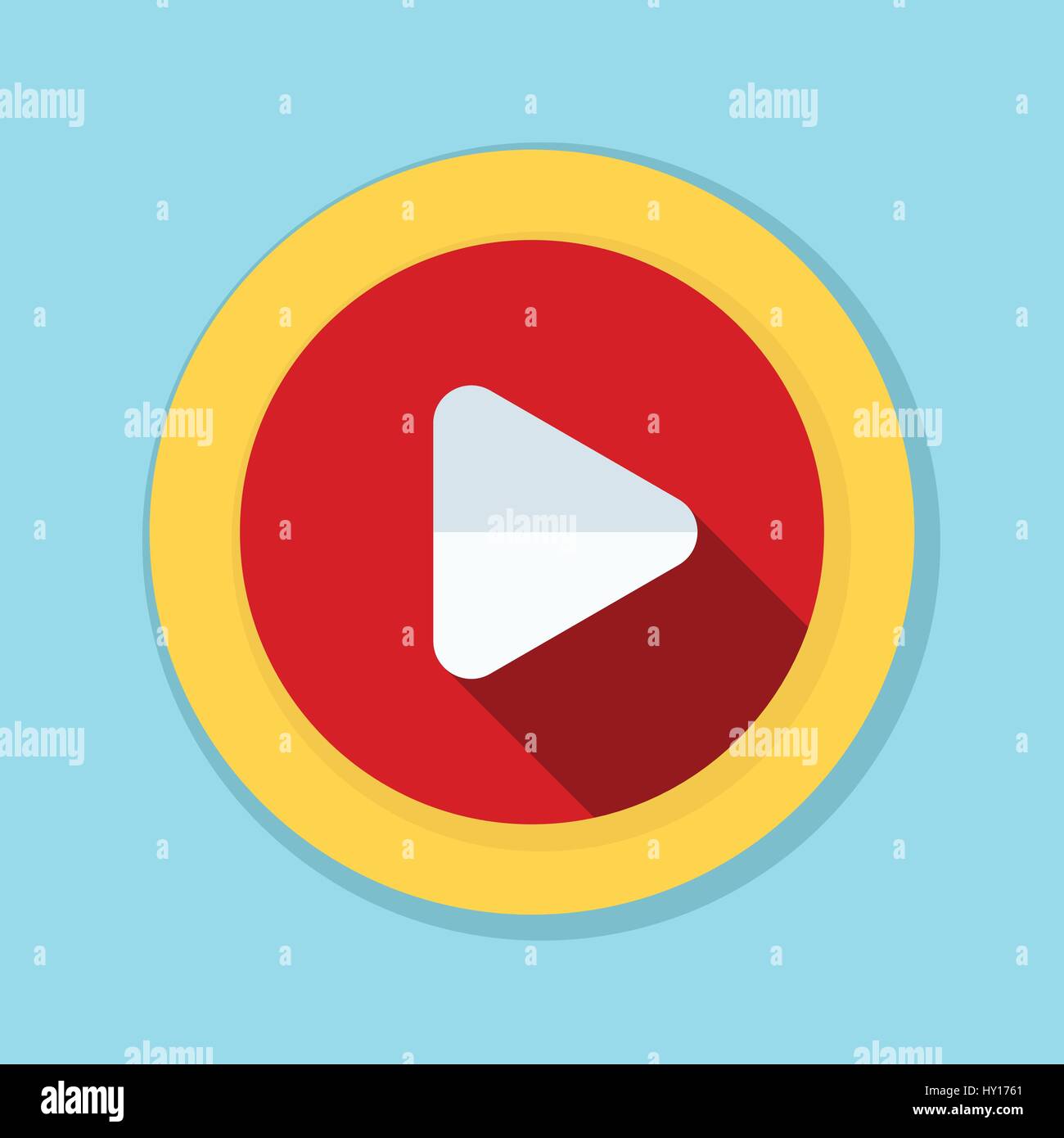 Play Button illustration Stock Vector Image & Art - Alamy