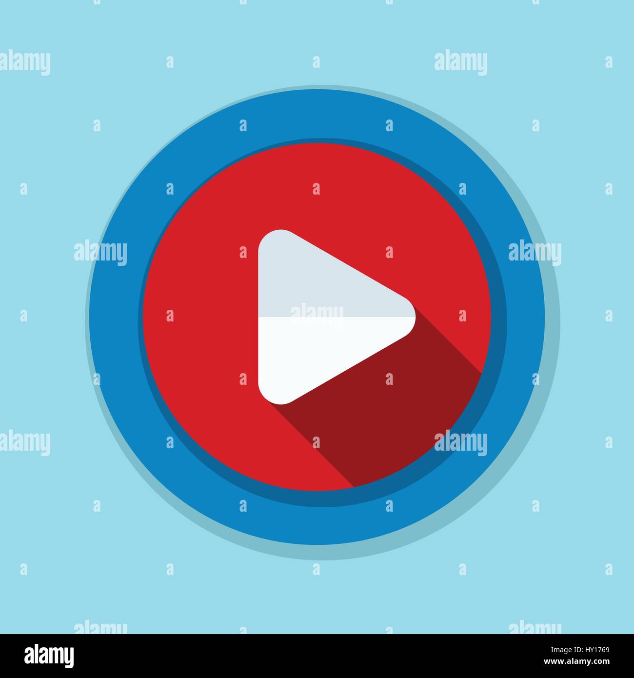 Play Button illustration Stock Vector Image & Art - Alamy