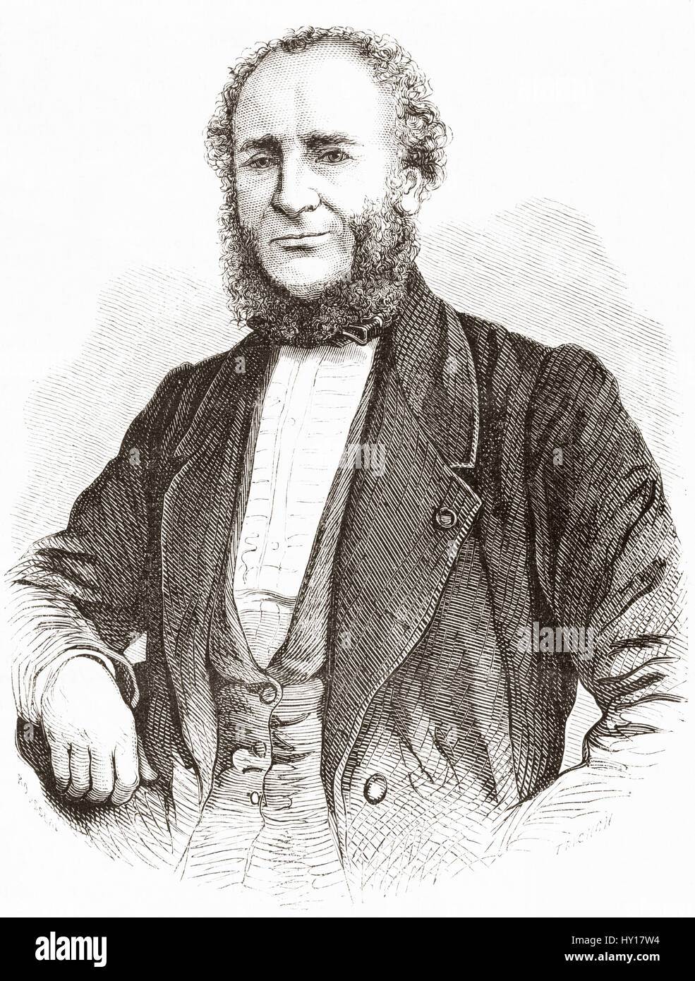 Antoine Joseph Jobert de Lamballe, 1799 –1867.  French surgeon. From L'Univers Illustre published 1867. Stock Photo