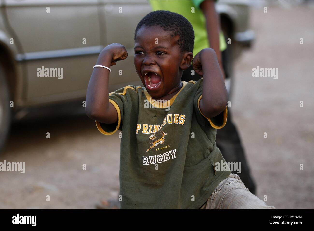 Boy football shirt africa hi-res stock photography and images - Alamy