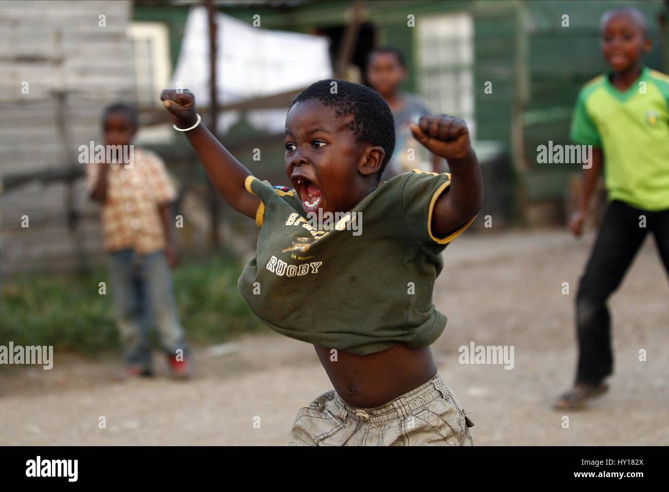Boy football shirt africa hi-res stock photography and images - Alamy