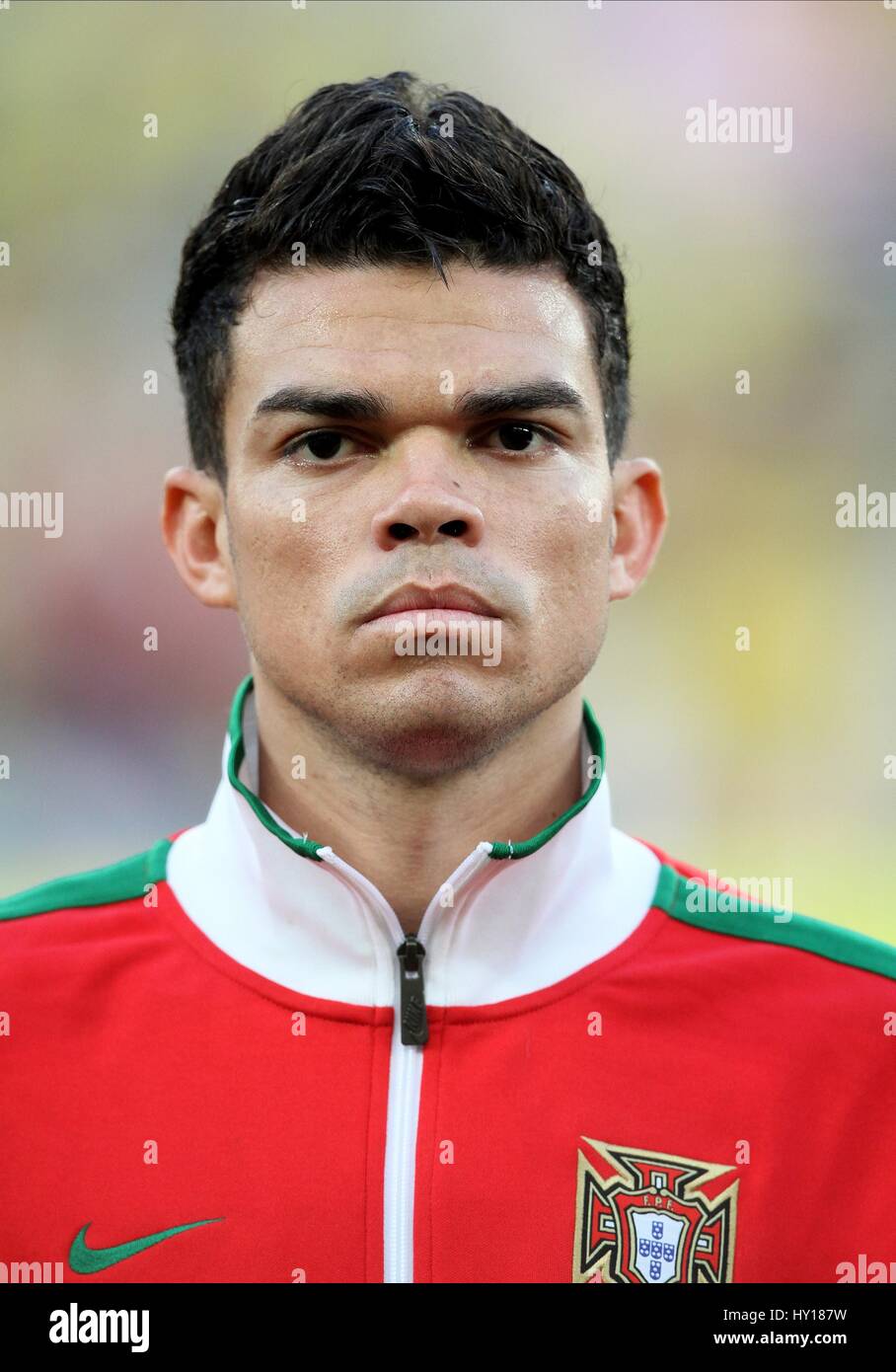 PEPE PORTUGAL REAL MADRID PORTUGAL & REAL MADRID DURBAN STADIUM DURBAN SOUTH AFRICA 25 June 2010 Stock Photo