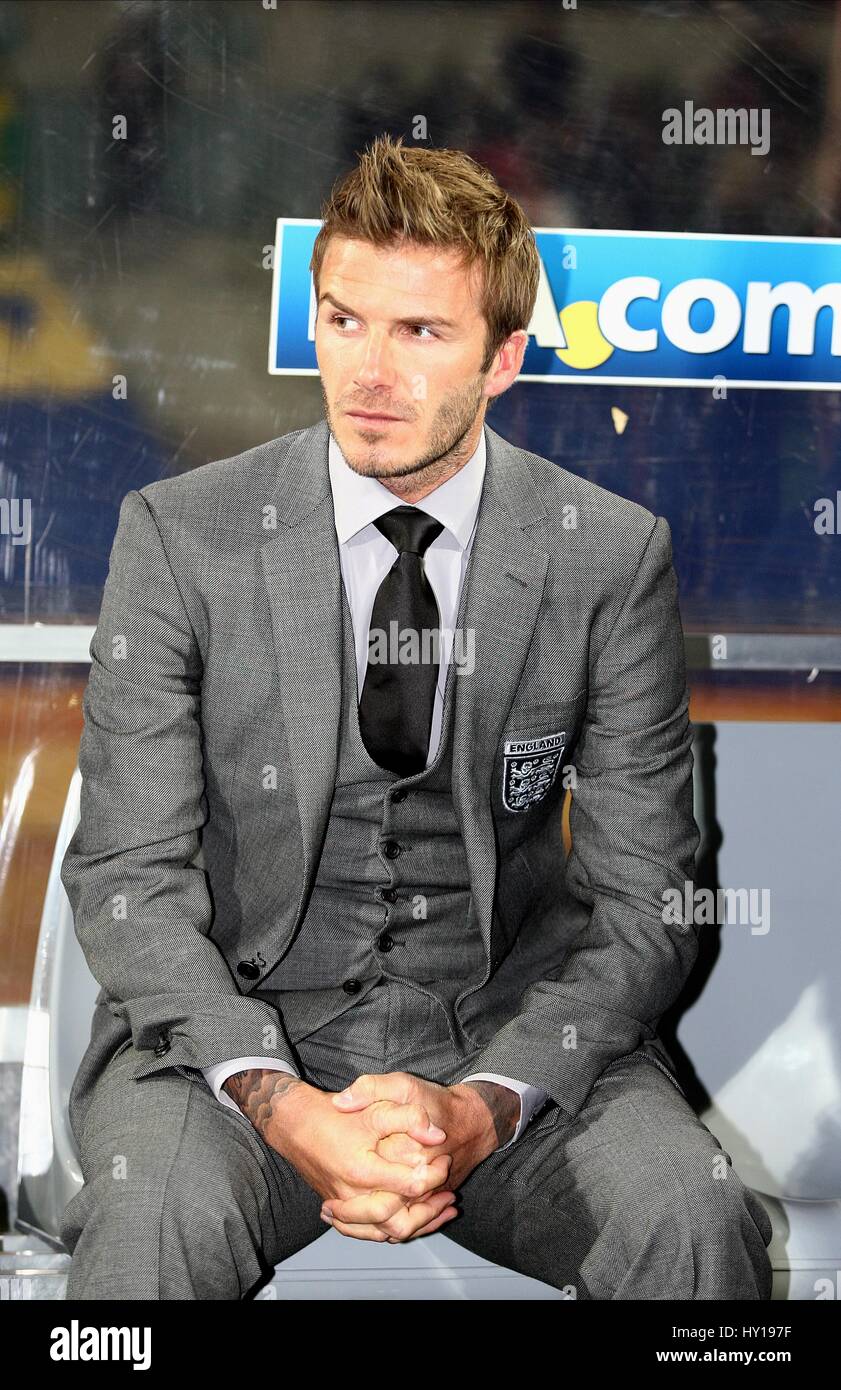 DAVID BECKHAM ENGLAND TEAM ENGLAND TEAM ROYAL BAFOKENG STADIUM ...
