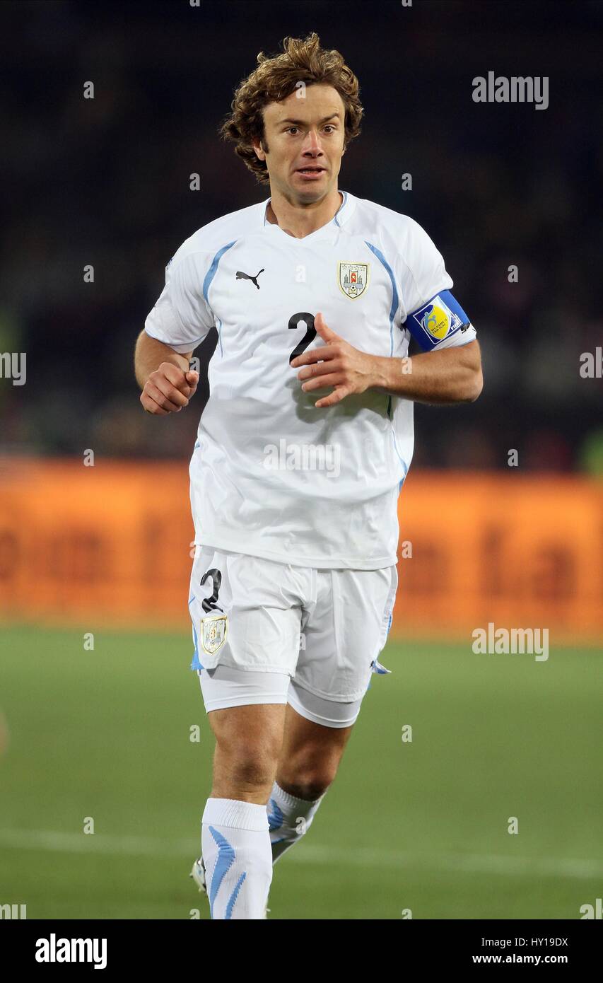 DIEGO LUGANO URUGUAY URUGUAY LOFTUS VERSFELD STADIUM TSHWANE/PRETORIA SOUTH AFRICA 16 June 2010 Stock Photo