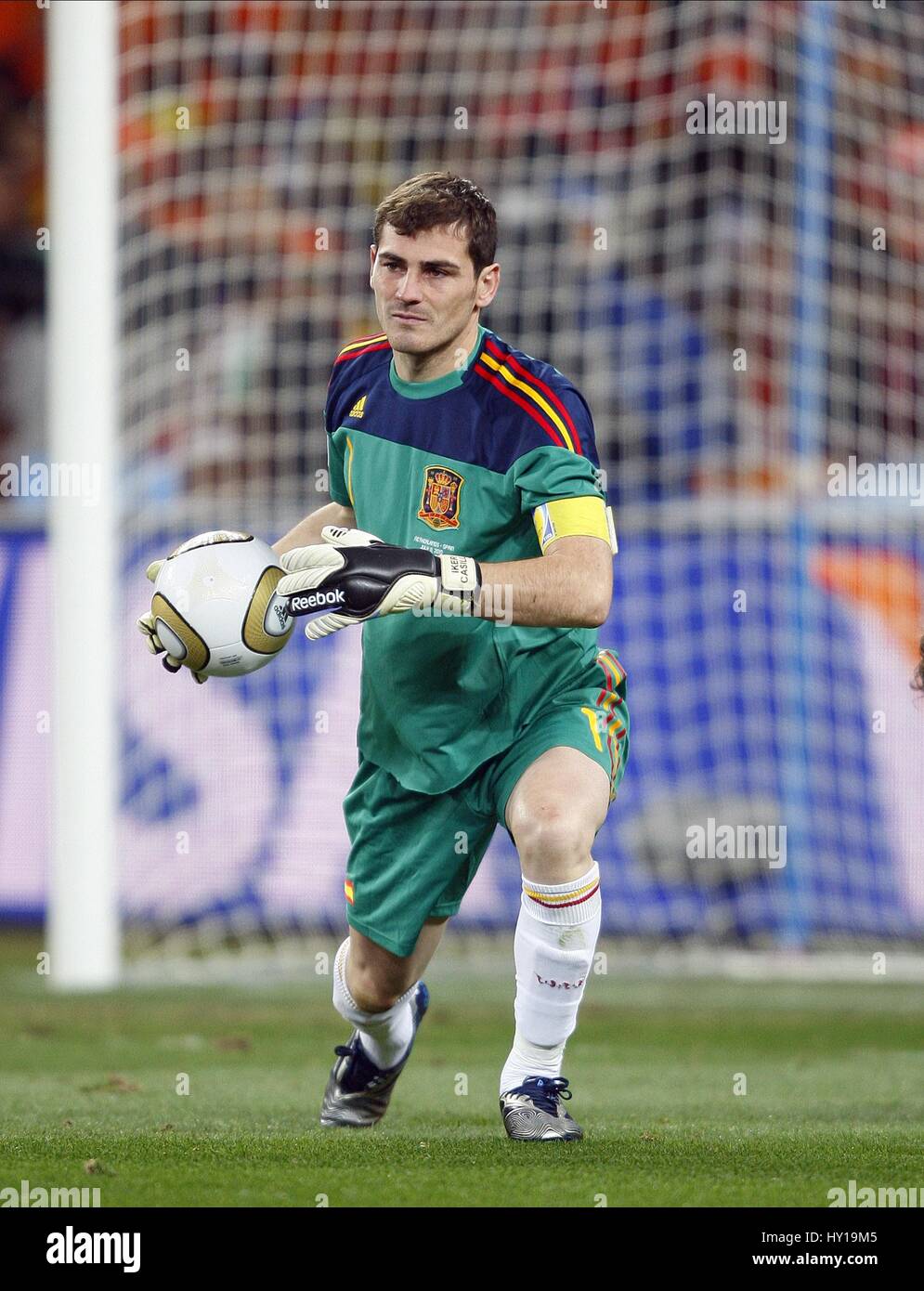 IKER CASILLAS SPAIN & REAL MADRID SPAIN & REAL MADRID SOCCER CITY  JOHANNESBURG SOUTH AFRICA 11 July 2010 Stock Photo - Alamy