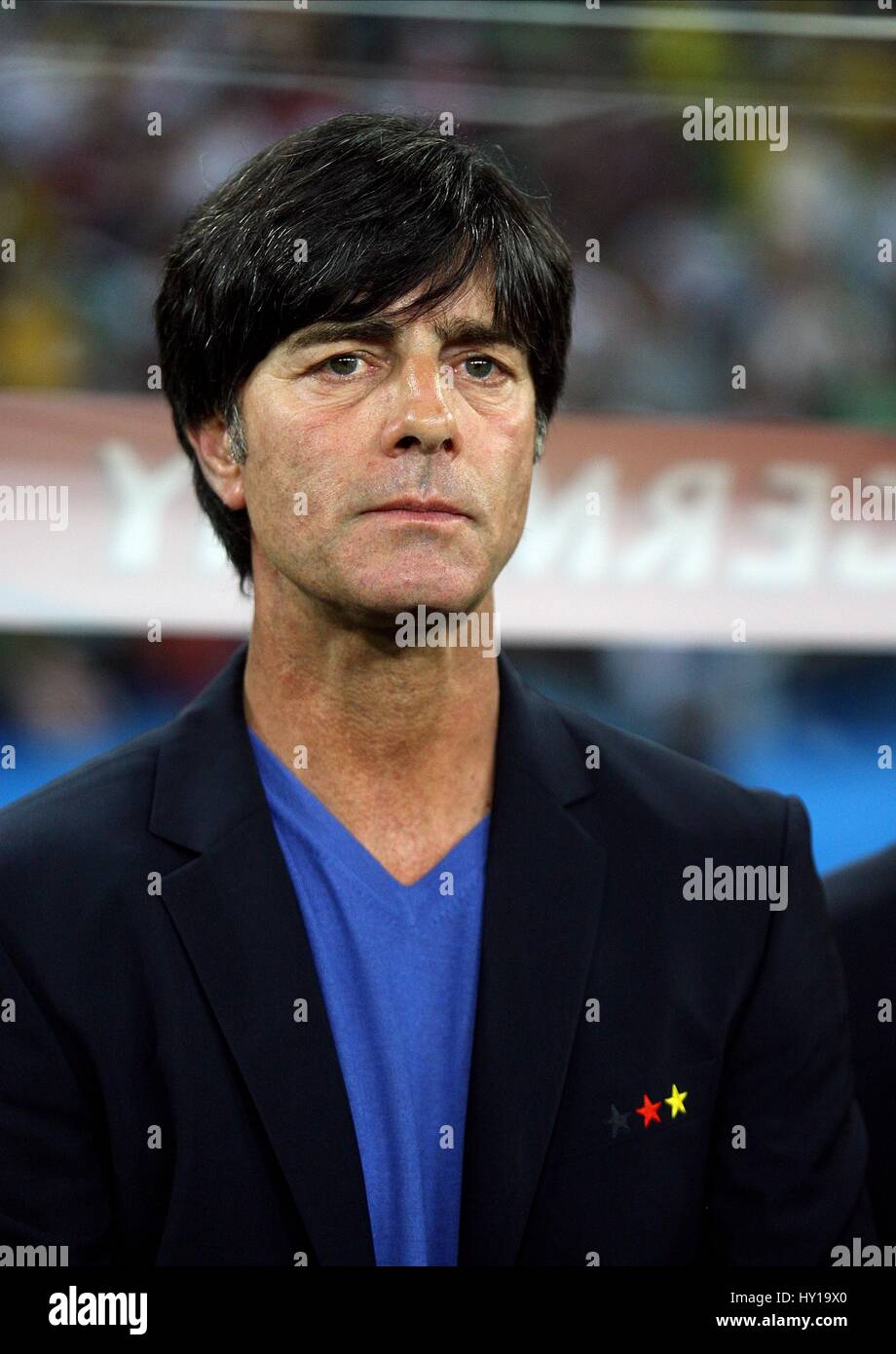 JOACHIM LOEW GERMANY COACH GERMANY COACH DURBAN STADIUM DURBAN SOUTH AFRICA 13 June 2010 Stock Photo