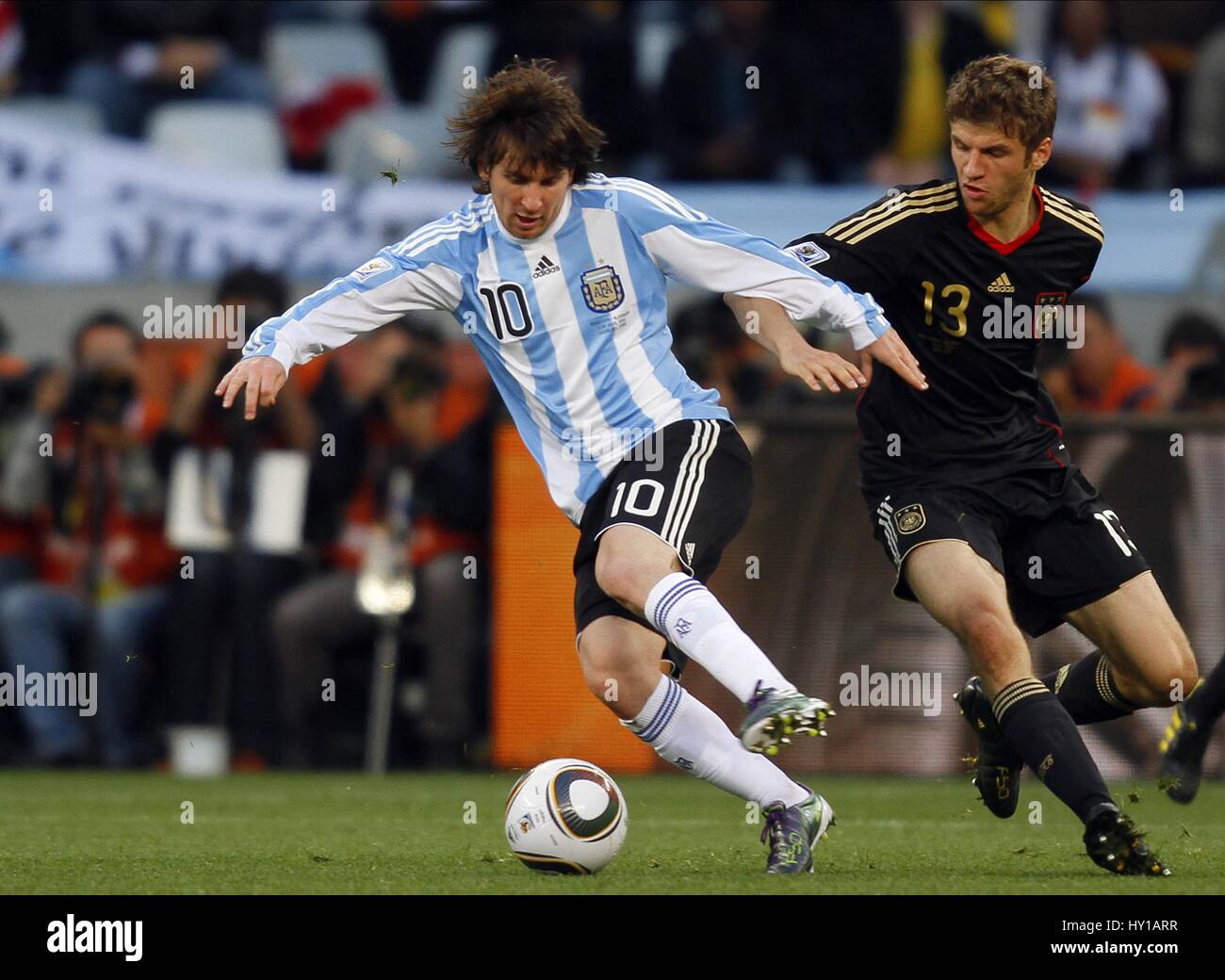 LIONEL MESSI THOMAS MUELLER ARGENTINA V GERMANY GREEN POINT STADIUM