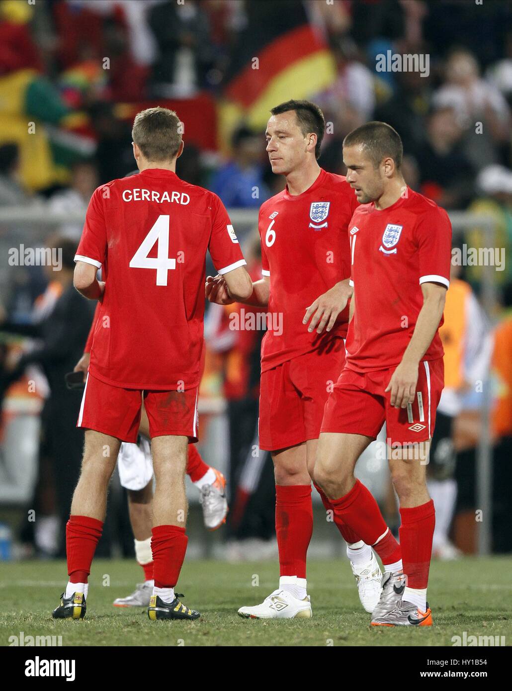 Steven Gerrard John Terry Germany V England Germany V England Fifa World Cup 2010 Stock Photo Alamy