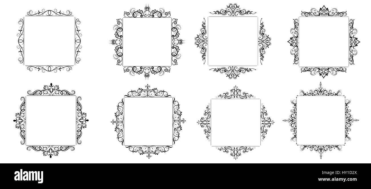 Vintage baroque frame Stock Vector Image & Art - Alamy