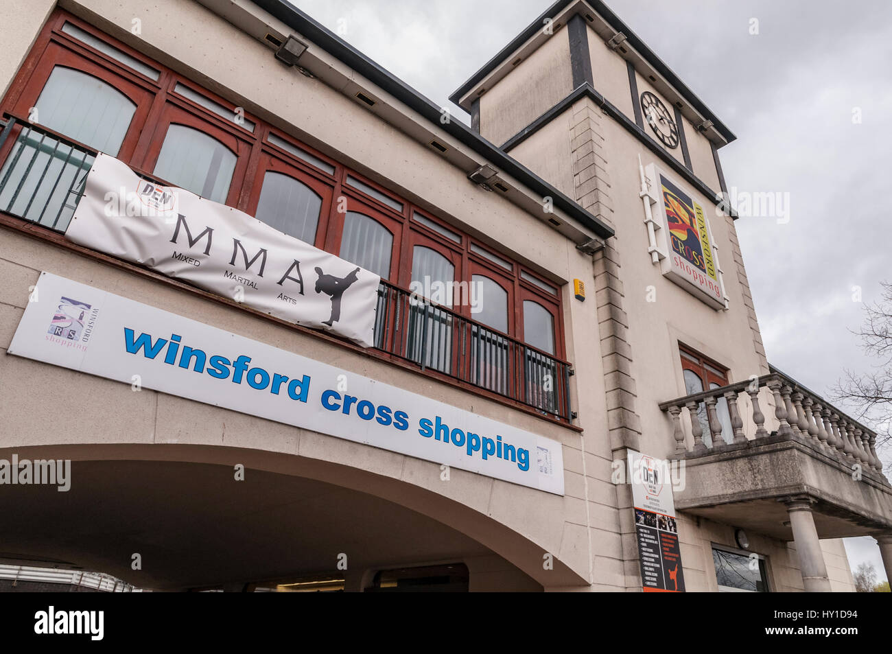 Winsford town centre. West Cheshire. Vale Royal. Winsford Cross