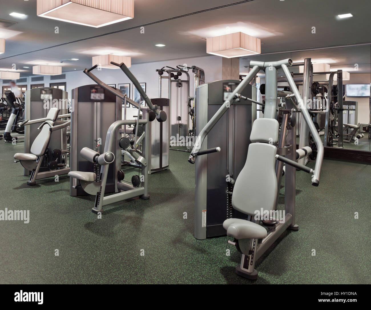 Fitness club. Health centre. fitness equipment. sports equipment. Gym. Healthy lifestyle Stock Photo